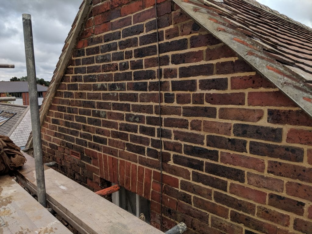 Victorian brickwork re pointing